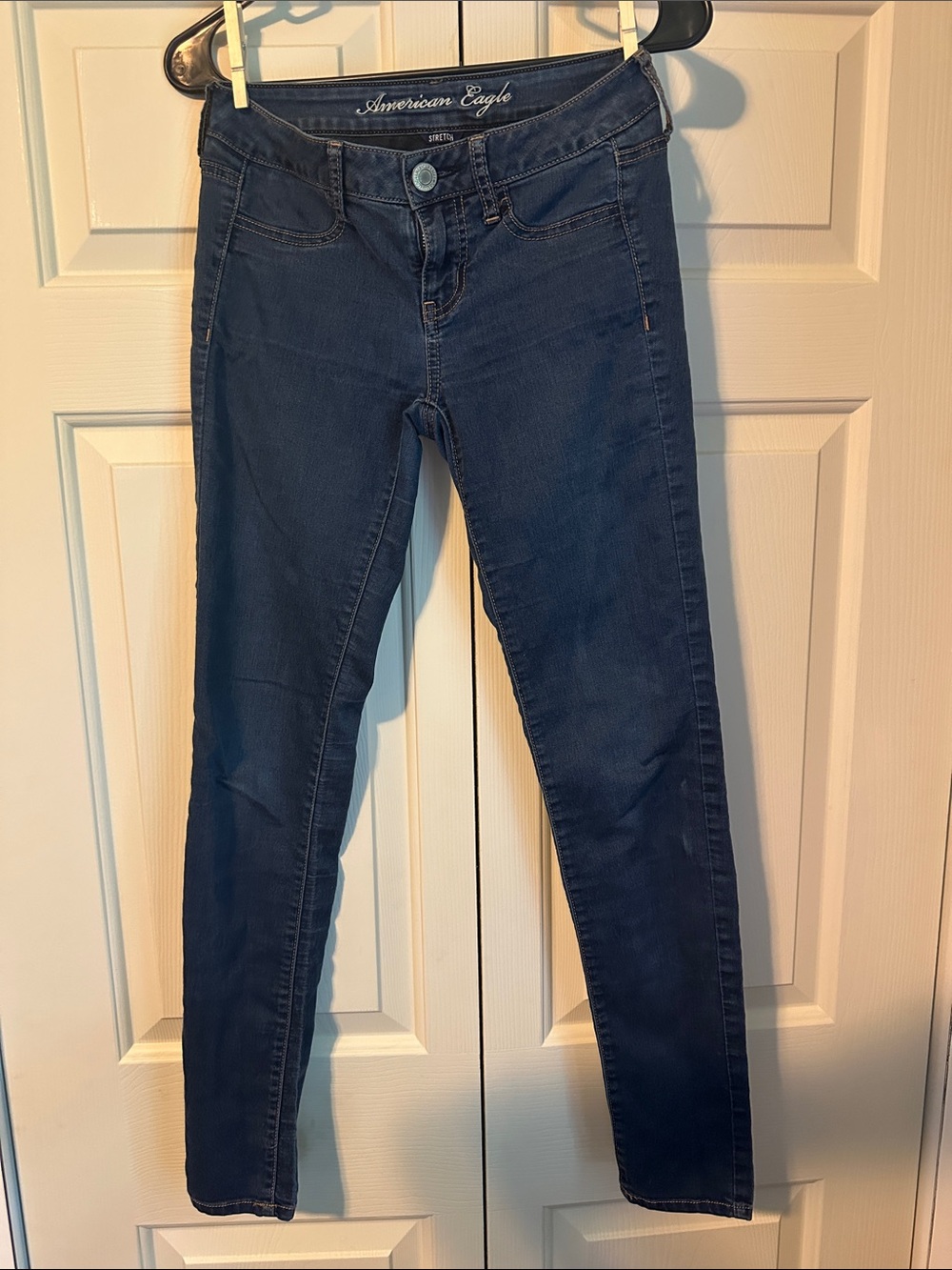 American Eagle Outfitters Dark Blue Skinny Jeans
